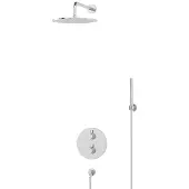 Maxaro Radius Regendouche Inbouw | Chroom 30 cm Regendouche Thermostatisch