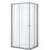 Maxaro Ruby Essence Douchecabine | 100x90 cm Chroom Helder glas Schuifdeur Rechthoek