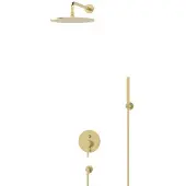 Maxaro Radius Regendouche Inbouw | Lichtgoud 30 cm Regendouche Eéngreeps