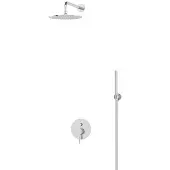 Maxaro Radius Regendouche Inbouw | Chroom 25 cm Regendouche Eéngreeps