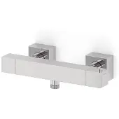 Maxaro Cubic Chroom Douchekraan: Moderne Thermostaatkraan | Thermostaatkraan Douche | Douche met Thermostaatkraan | Douchekraan