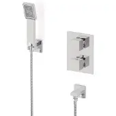 Maxaro Cubic inbouw douchekranenset | Chroom Thermostaatkraan met handdouche 1 stand