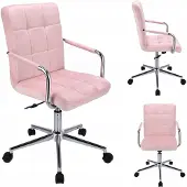 Jumi QUATRO stoel fluweel roze