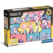 Clementoni - Puzzel - 1000 Stukjes - Peanuts Thema - Compact Box