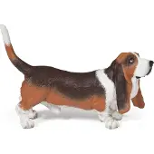 Papo Figurine Hond Basset Hound - - Handgeschilderd - Voor kinderen van 3 jaar en ouder