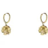 Go Dutch Label Oorhangers Double Flower Dangle Goud