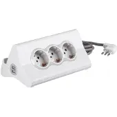 Bticino S3713DBU power uitbreiding 2 m 3 AC-uitgang(en) Binnen Wit