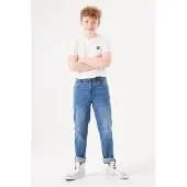 Garcia Dalino jongens Jeans, 140, Blauw, Dad fit