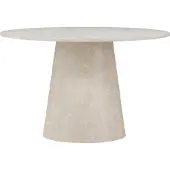 Ebuy24 Lanzo eetkamertafel Ø120cm beige.