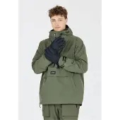 Slope Sportjas 'Ruki' olijfgroen / zwart / wit