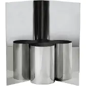 Ferm Living Eddy Vaas - Vazen Roestvrijstaal Chrome - 1104271124