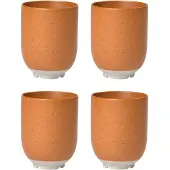 Broste Copenhagen Eli mokken caramel bruin - set van 8 stuks