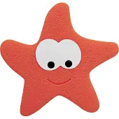 Spirella Antislipmat Starfy - 5 Stuks - Rood