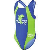 Beco badpak Sealife SPF 50+ polyamide blauw/groen