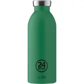 24Bottles Drinkfles '500 ml' donkergroen / zwart