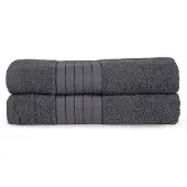 Good Morning Badlaken Uni Towels Katoen, walkfrottee, bies, 500 GSM, effen, zonder ophangbeugel (2 stuks)
