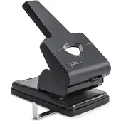 Rapesco HD865-P Heavy Duty perforator zwart 2-gaats (63 vel)