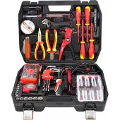 AWTOOLS AW39250 - Elektricien Gereedschapset - 68-delig - VDE Geïsoleerd - CrV/S2 Staal