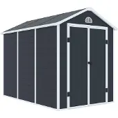 CoverTech Bergen kunststof gereedschapshuisje 1,9 x 2,8 m antraciet