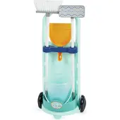 Ecoiffier Schoonmaak Trolley Blauw - 5dlg.
