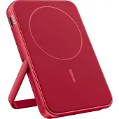 Fresh 'n Rebel Magnetic Wireless Powerbank 5000 mAh Berry Red - Powerbank - Snelladen