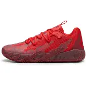 Puma MB.03 Lo Team basketbalschoenen, Rood, Maat 46