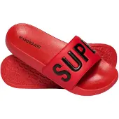 Superdry Muiltjes rood / zwart