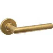 Intersteel deurkruk Jura op rozet verdekt ø53x10mm - PVD messing getrommeld