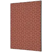 SHOWDOWN Hexagon Textielen Wanddecoratie Multikleur Aluminium