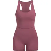 SMILODOX Jumpsuit ' Aleyna ' donkerlila