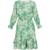 Usha Jurk jade groen / wit