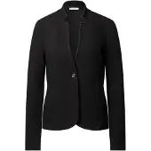 Street One Dames Jacquard blazer in Zwart, in size: 36