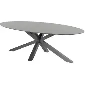 Hartman 4-zits Eettafel Xander Grijs 220 X 120 X 76 Cm