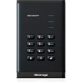 ISTORAGE diskAshur3 HDD – externe harde schijf – 4TB – USB – 256-bit – Zwart