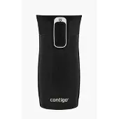 CONTIGO West Loop Mini Autoseal thermosbeker, roestvrijstalen isoleerbeker - Licorice - koffiebeker-to-go, BPA-vrij, lekvrije beker-to-go met Easy-Clean-deksel, houdt tot 6 uur warm, 300 ml
