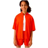Garcia loose casual short rood Korte broek Meisjes Viscose Effen - maat 128