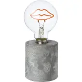 Intratuin Tafellamp Louen Lippen Grijs D 8 H 18 Cm