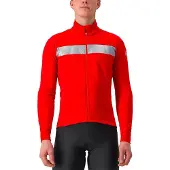 Castelli Raddoppia 3 Jas Rood Grijs, Maat M