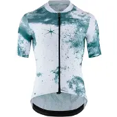 Assos MILLE GT S11 Space Trip Heren Trui met korte mouwen Groen