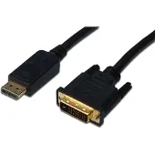 Digitus ASSMANN Electronic AK-340301-050-S 5m DisplayPort DVI-D Zwart video kabel adapter