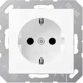 JUNG A 1520 BFKI WWM - Type F - Wit - Thermoplastisch materiaal - Universeel - 250 V - 16 A