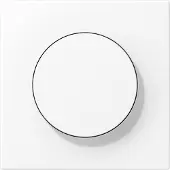 JUNG LS Bereik Rotonde Dimmer Afdekking Matte Wit - LS1740WWM