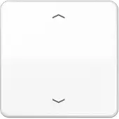 JUNG CD 1700 P WW: Bedieningsknop, standaard symbolen, pijlen. CD1700PWW