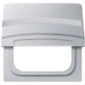 ABB Busch-Jaeger Adapterplaat Met Tekst IP44 Aluminium - 2CKA001710A3787