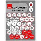 B.E.G. Luxomat Onderdeel | IR afstandsbediening PD4-TRIO-2R1D Plafondmontage -