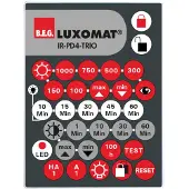B.E.G. Luxomat Onderdeel | IR afstandsbediening PD4-TRIO Plafondmontage -