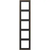 JUNG LS 5 Gang Afdekking Frame Antiek Messing - ME2985AT