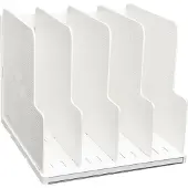 Exacompta Modulotop Sorter A4+ AutentiK Wit, 5 flexibele verdelers, etikethouder, Blaue Engel, 25 jaar garantie