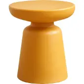 En.casa Bijzettafel Posio ronde salontafel 40 cm geel []
