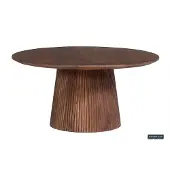 Rousseau Miguel Ronde Salontafel 80cm Lichtbruin